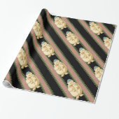 雪だるまベビービクトリアンクリスマス ラッピングペーパー (アンロールド)