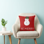 雪だるまベメリークリスマスピロー クッション (椅子)