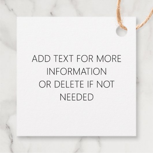 雪だるまベーキングリトルクリスマストリートスウィート フェイバータグ (裏面)