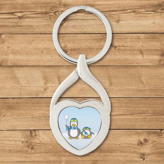 雪だるまペンギン キーホルダー