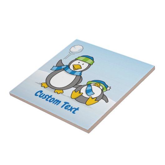 雪だるまペンギン タイル (側面)