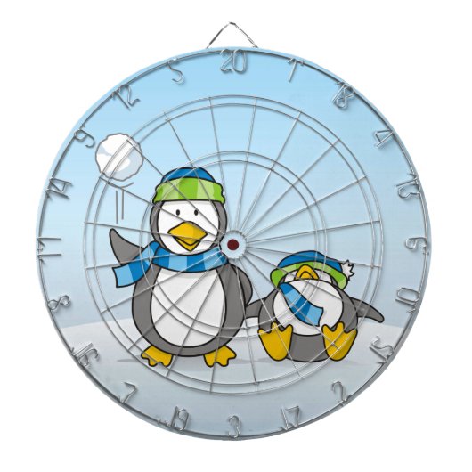 雪だるまペンギン ダーツボード (正面)
