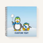 雪だるまペンギン ノートブック (正面)