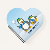 雪だるまペンギン ノートブック (正面)