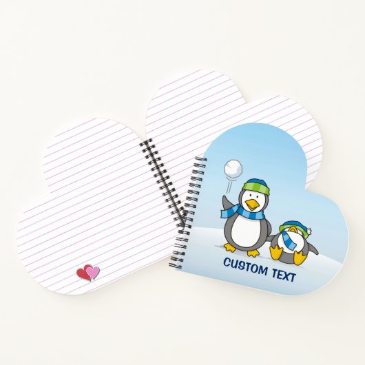 雪だるまペンギン ノートブック (内部)