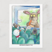 雪だるまホラー映画はがき ポストカード (正面)