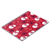 雪だるまホリデークリスマス ノートブック (左側)