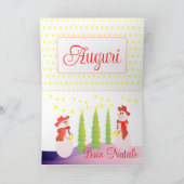 雪だるまホリデースタイル シーズンカード (内部)