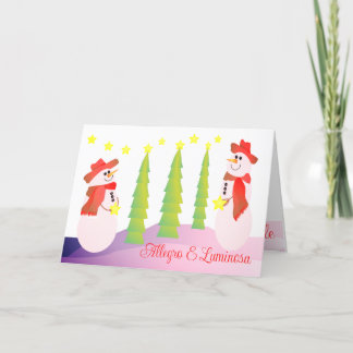 雪だるまホリデースタイル シーズンカード