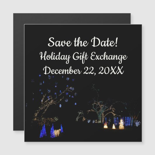 雪だるまホリデーライトディスプレイ (正面/裏面)