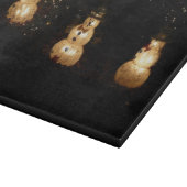 雪だるまホリデーライトディスプレイ カッティングボード (角)