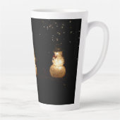 雪だるまホリデーライトディスプレイ カフェラテマグ (右)