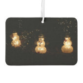 雪だるまホリデーライトディスプレイ カーエアーフレッシュナー (裏面)