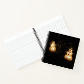 雪だるまホリデーライトディスプレイ ノートブック (内部)