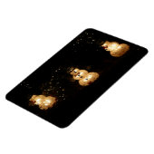 雪だるまホリデーライトディスプレイ マグネット (左側)