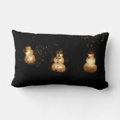 雪だるまホリデーライトディスプレイ ランバークッション (裏面)