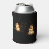 雪だるまホリデーライトディスプレイ 缶クーラー (缶裏面)