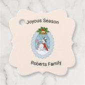 雪だるまホリージョイシーズンホリデイ フェイバータグ (正面)