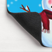 雪だるまマウスパッド マウスパッド (コーナー)