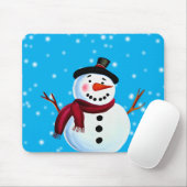 雪だるまマウスパッド マウスパッド (マウス)