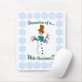 雪だるまマウスパッド マウスパッド (マウス)