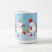 雪だるまマグ コーヒーマグカップ (中央)