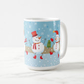 雪だるまマグ コーヒーマグカップ (正面右)