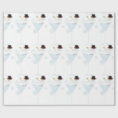 雪だるまマルティーニ ラッピングペーパー (フラット)