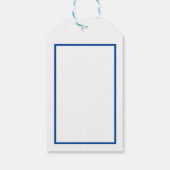 雪だるまメリークリスマス ギフトタグ (裏面)