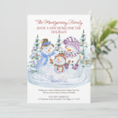 雪だるまメリーズニューホームフォーホリデーズムービング 案内状 (スタンド正面)