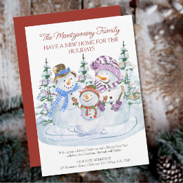 雪だるまメリーズニューホームフォーホリデーズムービング 案内状