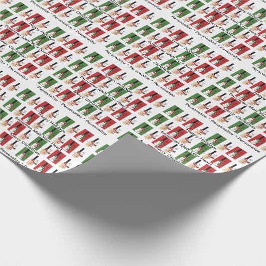 雪だるまメルトハート |クリスマス ラッピングペーパー (角)