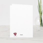 雪だるまメルトマイハートバレンタイン 案内状 (裏面)