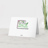 雪だるまユーモア – SWEETE CHRISTMAS シーズンカード (裏面)