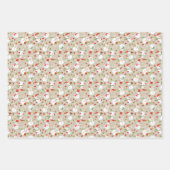 雪だるまラッピングシート ラッピングペーパーシート (正面2)