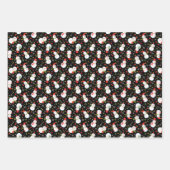 雪だるまラッピングシート ラッピングペーパーシート (正面)