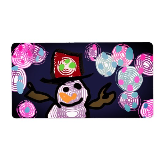 雪だるまラヴィ ラベル (正面)
