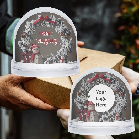 雪だるまリースお客様への感謝ギフト