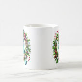 雪だるまリースコーヒーマグ コーヒーマグカップ (中央)