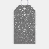 雪だるまレット雪ギフトラベル ギフトタグ (裏面)