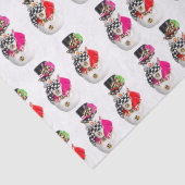 雪だるまレトロヴィンテージクリスマススノーマンおもしろい 薄葉紙 (詳細)