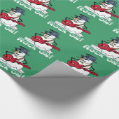 雪だるまロック ラッピングペーパー (角)