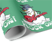 雪だるまロック ラッピングペーパー (ロールコーナー)