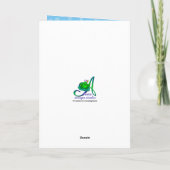 雪だるまワンダーランドの孫クリスマスカード シーズンカード (裏面)