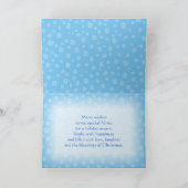 雪だるまワンダーランドfor姪のカード シーズンカード (内部)