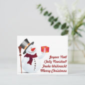 雪だるま与え... シーズンポストカード (スタンド正面)