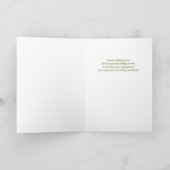 雪だるま付きシスター誕生日ピンクカーネーション カード (内部)