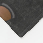 雪だるま付き黒板はがき素朴 フリースブランケット (角)