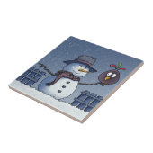 雪だるま付き タイル (側面)