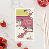 雪だるま付ストライプき (インサイチュ)